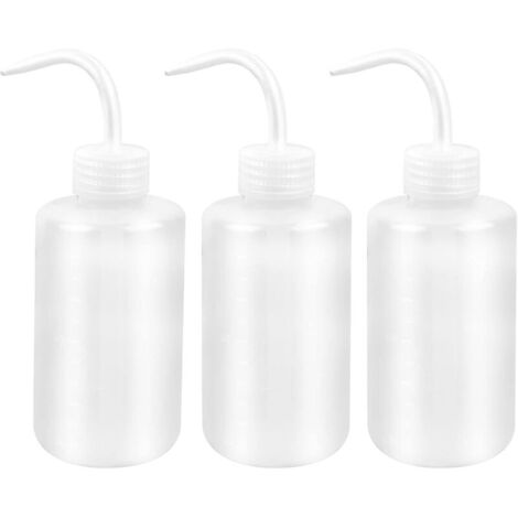 3 Pcs flacons souples 250 ml avec pipette étroite,Arrosoir, Plastique De SéCurité Squeeze,Flacons de Lavage à Squeeze pour plantes,économie naturelle bouchons pour les-LIAIKI