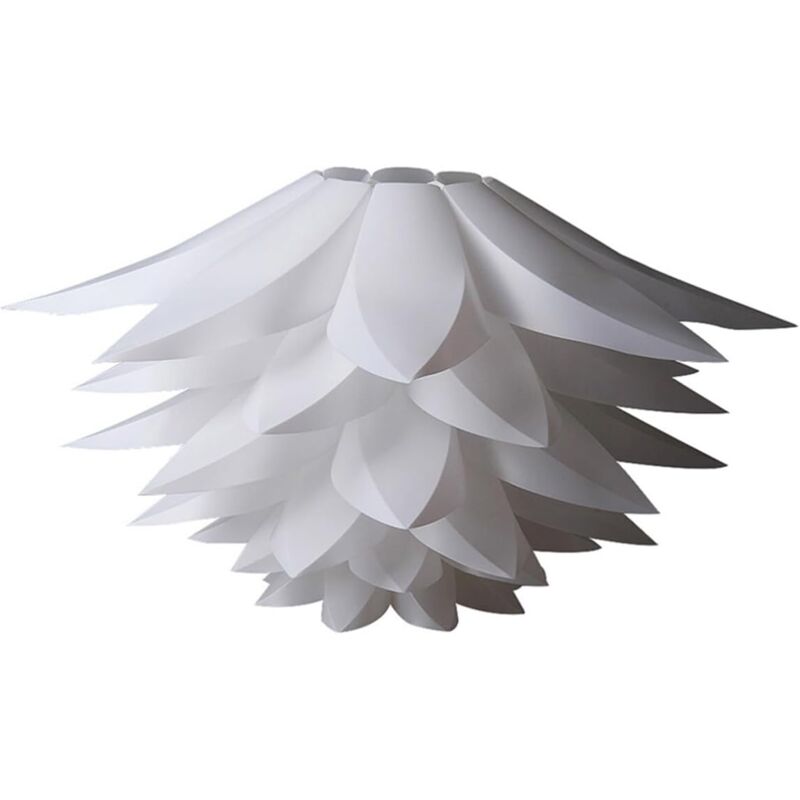 

3 pcs lámpara colgante ajustable hierro,colganteo moderno bádminton madera maciza dormitorio sala de estar (Blanco) - Blanco