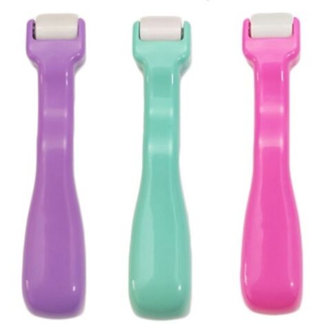 3 Pcs Poignée en plastique presse roue rouleau os stylo patchwork couture artefact fixe tissu imprimante-vert clair
