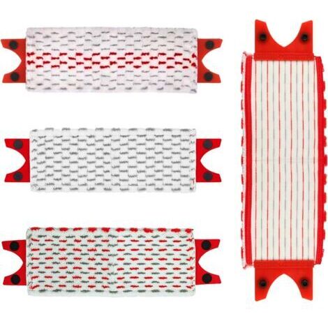 3 Pcs pour Vileda Ultramax Serpillere Recharge Serpillière Housse de Rechanges en Microfibre pour Vileda O-Cedar, Pad pour Balai Lavage Sol