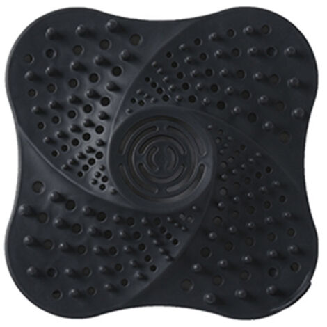 3 pcs Protection de Drain de Silicone,Filtre de Couverture de Drain de Baignoire avec Ventouse,Filtre à Cheveux Douche,Filtre évier en Silicone,pour évier de Douche,Baignoire (Blanc) GROOFOO