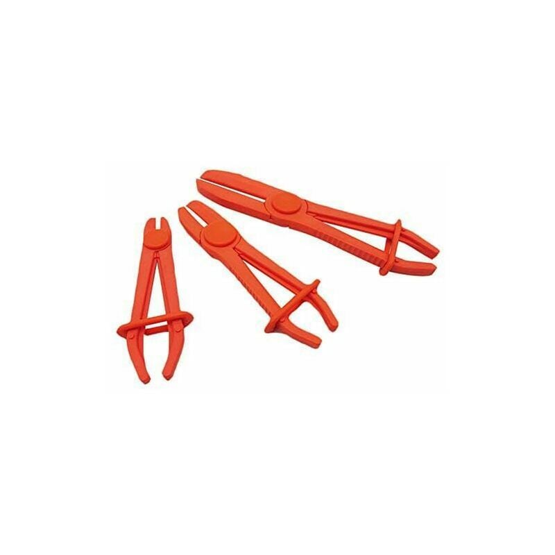 3 Pcs / Set Hose Pliers Hose Pliers Line Hose Pliers Pliers Nylon Hose Crimper Clamp Tool For Hose Hoses, Brakes, Fuel Lines, Heaters, Radiators