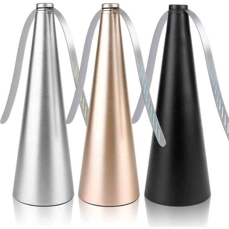 Aiperq - 3 Pcs Table Fly Fan Portable Tabletop Fly Fan for Indoor Outdoor Restaurant Barbeque to Keep Flies Away from Your Food
