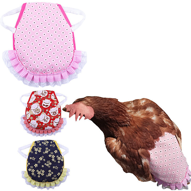 3 Pcs Tablier Poulet Selle Volaille, Selle De Poulet Poule Tablier De Poulet pour Poule De Volaille Protecteur Dorsal D'Aile pour Volaille Gilets De