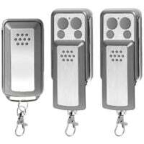 3 PCS Télécommande 114253,4 Boutons Télécommande Portail Porte de Garage compatible avec AVIDSEN 114253 104257 104251
