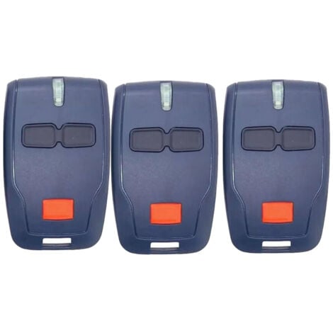 ENOWELIR 3 pcs Télécommande de porte de garage 433 MHz pour BFT Mitto 2 B RCB Rolling BFT Mitto 2 Kleio Ghibli TRC 2