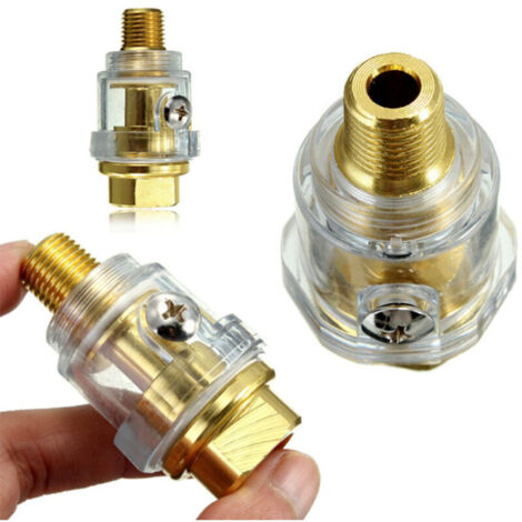3 PcsMini-graisseur, Accessoires pneumatiques, Pneumatique Graisseur,Ligne Graisseur, Lubrificateur de Machine pneumatique,pour Outil pneumatique 1/4 in NPT Mini pour graisseur en Ligne