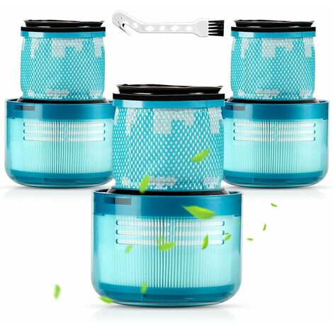 (3 peças) Filtros de substituição para Dyson V15 Detect Complete, V15 Animal, Filtros de vácuo para Dyson V11 SV14, Substituir Ref. 970013-02, Kit de 3 filtros, lavável e reutilizável