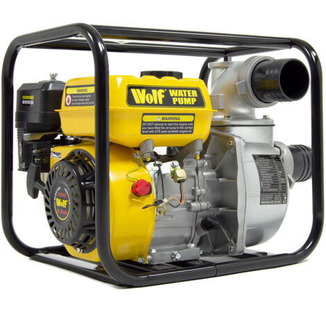 3" Petrol Water Pump Wolf  6.5 HP, Self-Priming