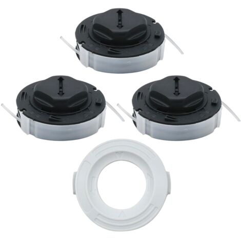 3 pezzi 40097104304 Testina per decespugliatore con coperchio della base, ricambio per Stihl FSA 57 Autocut C3-2 (il numero del modello inizia con 5), sostituisce 4009 710 4304