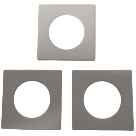 3 Pezzi Coperchi Quadrati Bianco Per Faretti Led FP8705W