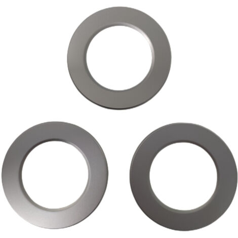 3 Pezzi Coperchi Rotondi Silver Per Faretti Led FP8705W