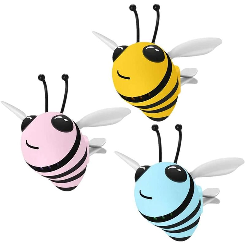 FVO - 3 pezzi Deodorante per auto Bee, grazioso