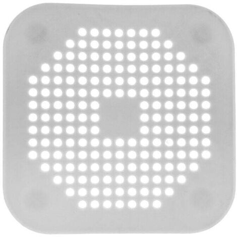 3 pezzi Filtro per capelli alla francese Filtro per capelli per doccia Lavandino/Vasca/Doccia Tappo in gomma siliconica Bagno/Cucina (Grigio)