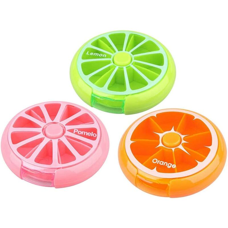 3 Pezzi Portapillole Quotidiano Dispenser