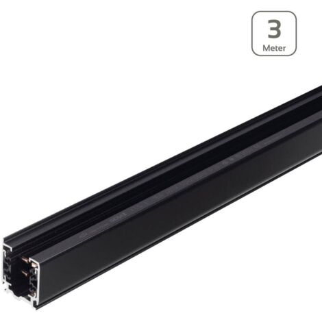 3 Phasenschiene schwarz - Länge: 300cm