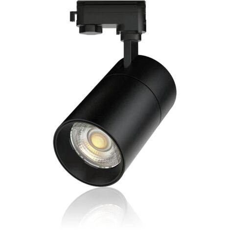 3 Phasenstrahler CCT 30W 36° dimmbar - Farbe: schwarz