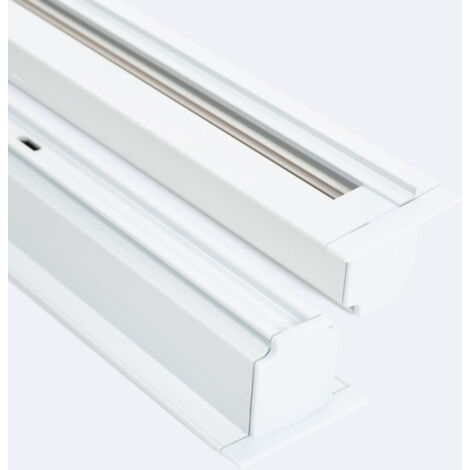 3-Phasenstromschiene DALI Track Einbau Aluminium für LED Strahler 1 Meter Weiß