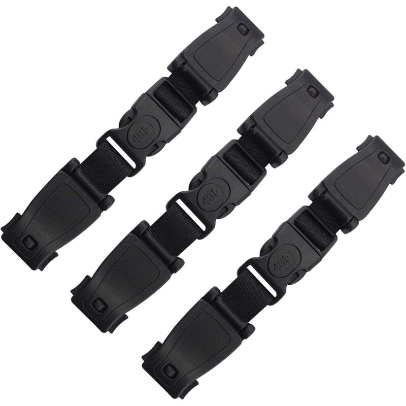 3 Pièces Clip de Sangle de Poitrine de Siège Auto Clip Siège Auto Enfant Clip de Ceinture de Sécurité Boucle de Verrouillage Fixe pour Siège de