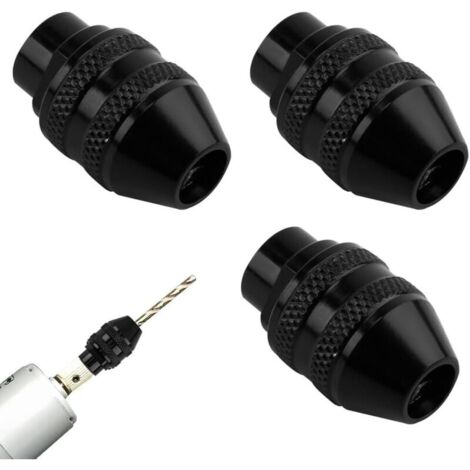 3-Piece Chuck Set for Dremel, Quick Change 1/32-1/8 Keyless for Dremel 4000, 3000, 8200, 800 and More Multi-Purpose Rotary Tools, Universal 1/32-1/8 Chuck for DIY and Crafts