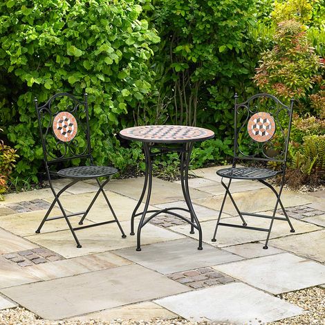 3 Piece Mosaic Bistro Set Images