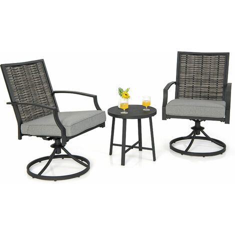 4 swivel on sale patio chairs