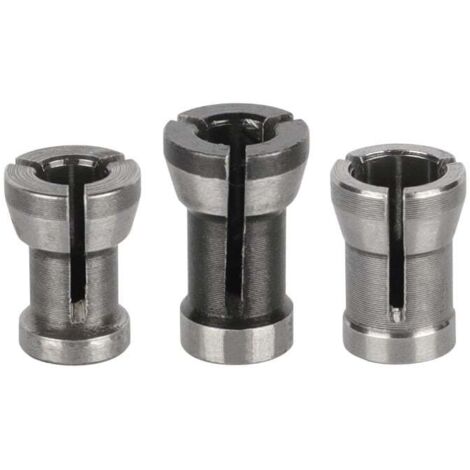 3-piece set including collet chuck head adapter and router bit chuck extension rod