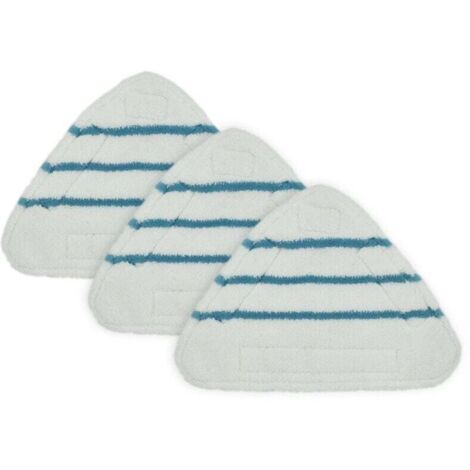 3-piece set: microfiber mop cover, universal cloths, washable triangles