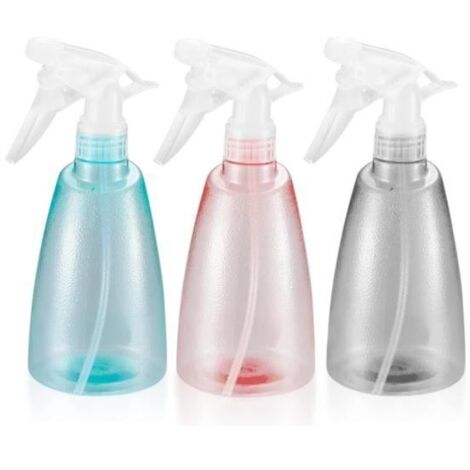 3 Pièces 500ml Flacons Pulvérisateur Vide, Flacons Pulvérisation Plastique Réutilisable, Bouteille Spray Vide, pour Ménage,Nettoyage