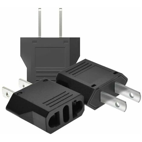 【3 pièces】 Adaptateur de Voyage,adaptateur prise france vers usa,adaptateur prise usa,adaptateur usa,adaptateur prise canada,Adaptateur Prise Universelle Americaine/Chine/Japon/Canada/Mexique Cisea