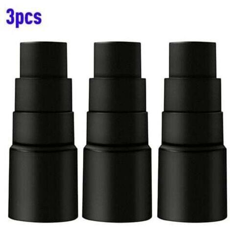 3 Pièces Adaptateur pour Tubulure d'extraction Adaptateur Réducteur pour outil aspiration poussière perceuse scie sauteuse scie circulaire ponceuse excentrique perceuse d'établi