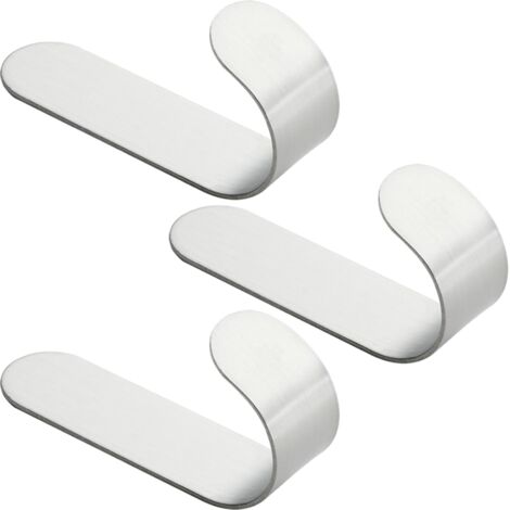 3 Pieces adhesive hook, towel hook, tea towel hook, bathroom towel hook, adhesive wall hooks, tea towel holder, kitchen tea towel hook, hooks and coat hooks for the home