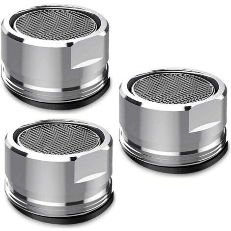 3 Pièces Aerateur de Robinet 24mm Mousseur Robinet Embout Robinet Cuisine Filtre Robinet pour les Robinets de Salle de Bain
