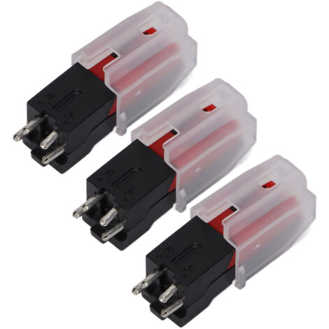 3 Pièces Aiguille de Lecture pour Tourne-disque, Stylus de Remplacement pour Vinyle Antique, Compatible avec Platine Vinyle et Phonographe