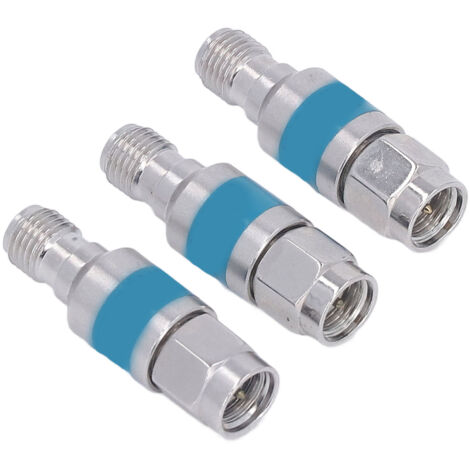 3 Pièces Atténuateur RF 2dB DC à 2W, Connecteurs SMA Mâle-Femelle en Acier Inoxydable