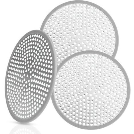 3 Pièces Attrape Douche, Filtre Douche Baignoire 120 mm, Grille Douche, Filtre Baignoire Anti , Grille Baignoire Anti , pour Cuisine, Salle de Bains Douche