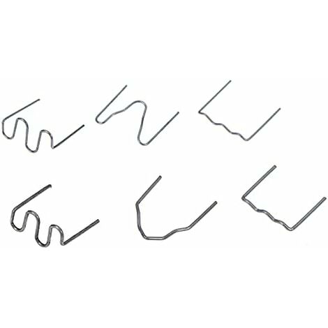 3 pièces baguette de soudage Machine de réparation d'ongles à chaud soudure en plastique cloueuse à chaud Auto réparation de pare-chocs de voiture pré-coupé m-ongles 0.6mm