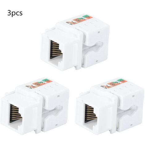 3 Pièces Bloc d'Indicateur pour Câble Ethernet RJ45 Cat5e - Accessoires Réseau Informatique