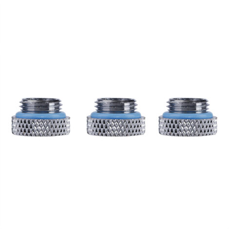 3 Pièces Bouchon Droit Filetage G1/4 pour Refroidissement à Eau PC, Arrêt Réservoir