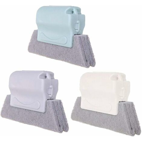 3 Pièces Brosse de Nettoyage de Rainure CréAtive Magique FenêTre Porte Piste de Nettoyage Brosse Espace Rainure Outils Coulissants Nettoyeur de Poussiè