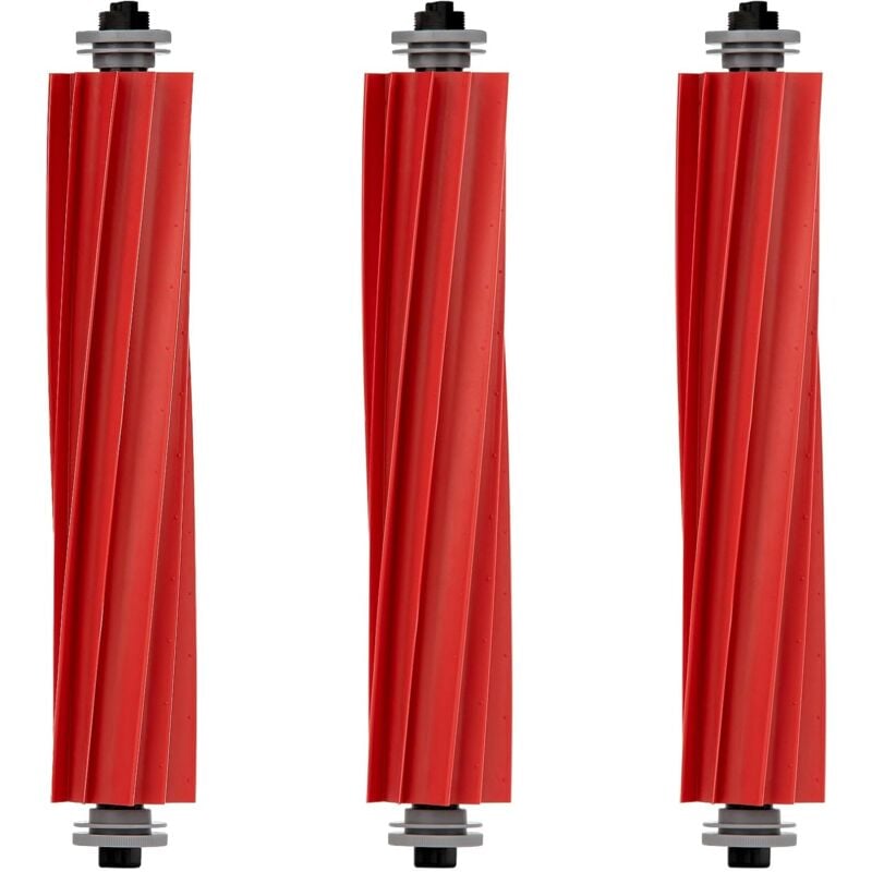3 pièces) Brosses à rouleau Pièces de rechange pour brosse principale en caoutchouc pour Roborock S7 S7+ S7 MaxV S7 MaxV Plus S7 MaxV Ultra Q7 Q7+ Q7