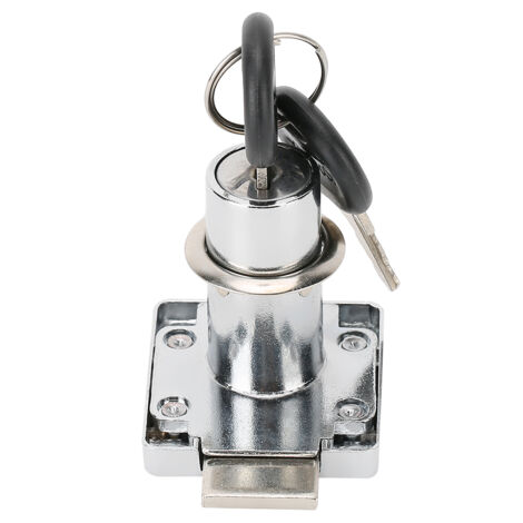 3 Pièces Cadenas de Tiroir de Bureau avec Clés, Sécurité pour Armoire et Porte de Placard, Accessoire de Quincaillerie