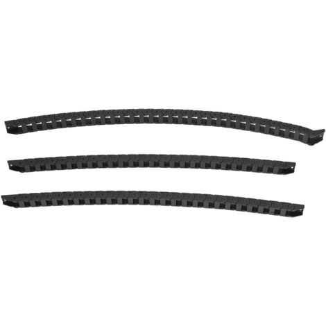 3 Pièces Chaîne Porte-Câbles Nylon Type Pont 3 Trous pour Imprimante 3D VORON 2.4, Chaîne de Traînée