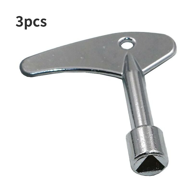 Ahlsen - 3 pièces clé triangulaire intérieure clé d'ascenseur à l'intérieur du Triangle compteur d'eau Valve clé outils ensemble clé universelle