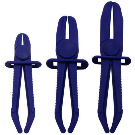 3 pièces Colliers de serrages 155, 185, 250mm, mini-colliers de serrage, Pince tuyau, Coffret de pinces