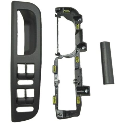 3 PièCes Couleur Noire pour Golf 4 PoignéE de Porte IntéRieure Interrupteur Levage Support Capuchons Base 1J1 8671793B1 867 171 E 3B0867175