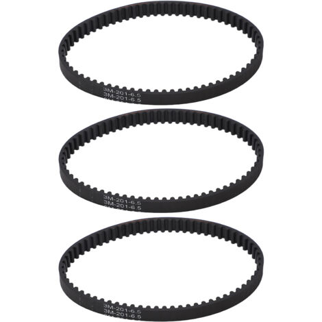 3 Pièces Courroie de Rechange pour Aspirateur Bissell ProHeat 2X - Courroie Standard en Caoutchouc