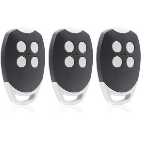 3 pièces de rechange télécommande Ditec, 433,92 MHz 4 canaux, télécommande compatible avec Ditec GOL4, BIXLG4, BIXLP2, BIXLS2