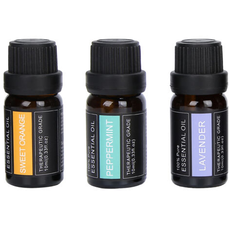 3 pièces d'huile essentielle de lavande 10ml, parfum naturel pour massage corporel et aromathérapie
