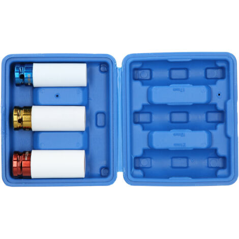 3 pièces douille de Protection de pneu 1/2 couleur clé à douille de protection pneumatique outils à main
